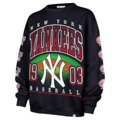 MLB New York Yankees '47 Women's Trendy Team Go Big Oversized Sweatshirt