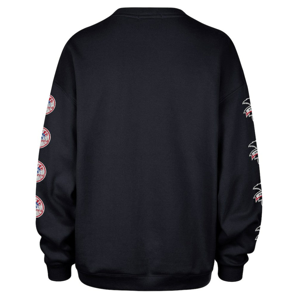 MLB New York Yankees '47 Women's Trendy Team Go Big Oversized Sweatshirt