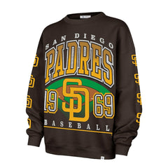 MLB San Diego Padres '47 Women's Trendy Team Go Big Oversized Sweatshirt