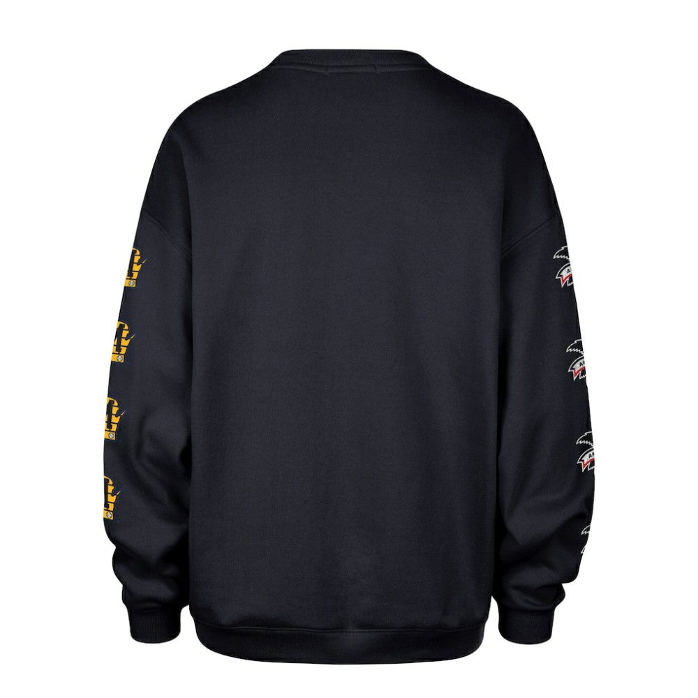 MLB Milwaukee Brewers '47 Women's Trendy Team Go Big Oversized Sweatshirt