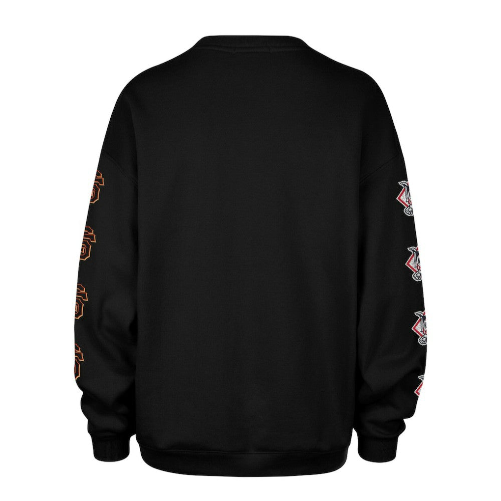MLB San Francisco Giants '47 Women's Trendy Team Go Big Oversized Sweatshirt