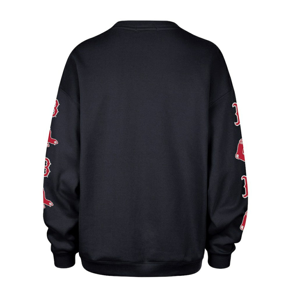 MLB Boston Red Sox '47 Women's Trendy Team Go Big Oversized Sweatshirt