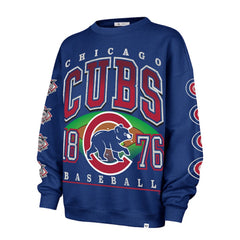 MLB Chicago Cubs '47 Women's Trendy Team Go Big Oversized Sweatshirt