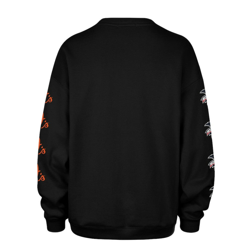 MLB Baltimore Orioles '47 Women's Trendy Team Go Big Oversized Sweatshirt