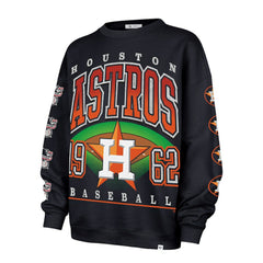 MLB Houston Astros '47 Women's Trendy Team Go Big Oversized Sweatshirt