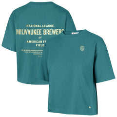 MLB Milwaukee Brewers '47 Women's Contemporary Basics Leon City T-Shirt