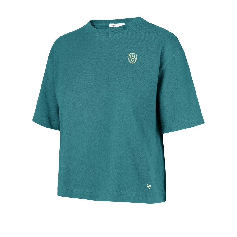 MLB Milwaukee Brewers '47 Women's Contemporary Basics Leon City T-Shirt