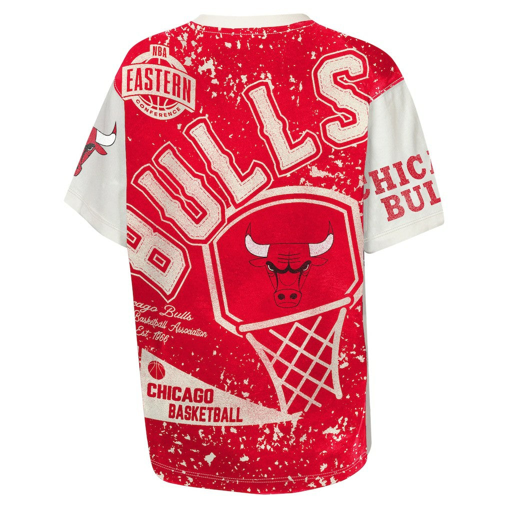 NBA Chicago Bulls Outerstuff Youth Top Player All-Over-Print T-Shirt sale