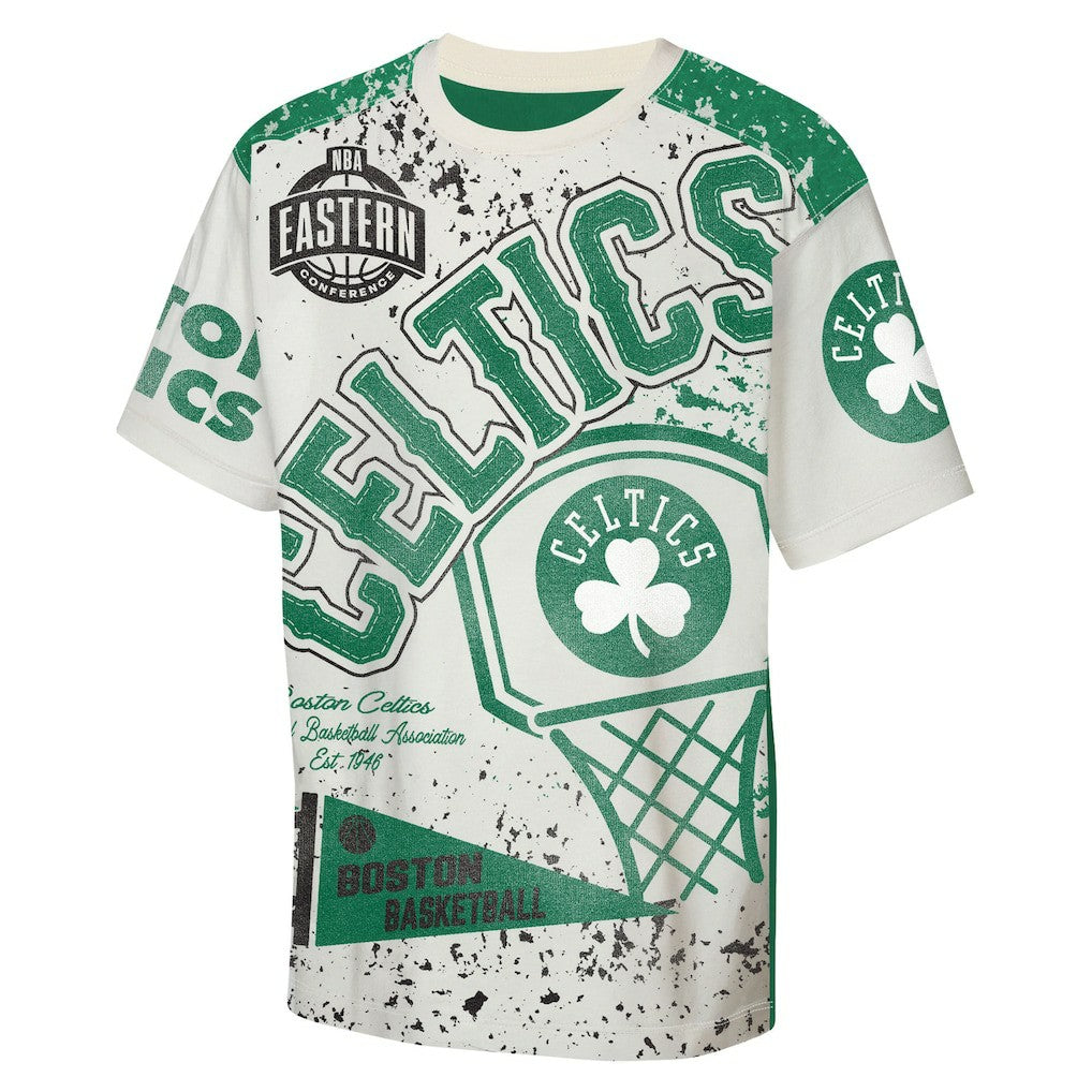 NBA Boston Celtics Outerstuff Youth Top Player All-Over-Print T-Shirt