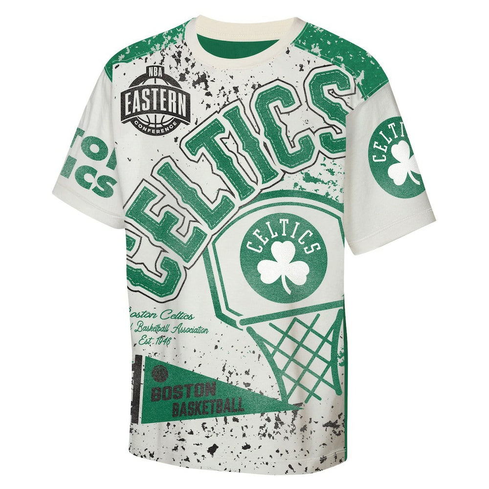 NBA Boston Celtics Outerstuff Youth Top Player All-Over-Print T-Shirt