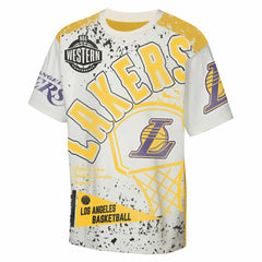 NBA Los Angeles Lakers Outerstuff Youth Top Player All-Over-Print T-Shirt