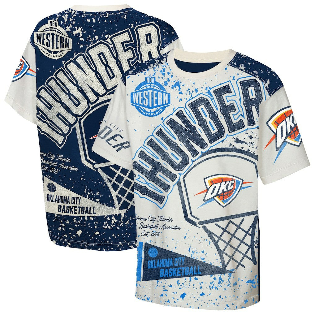 NBA Oklahoma City Thunder Outerstuff Youth Top Player All-Over-Print T-Shirt