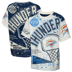 NBA Oklahoma City Thunder Outerstuff Youth Top Player All-Over-Print T-Shirt