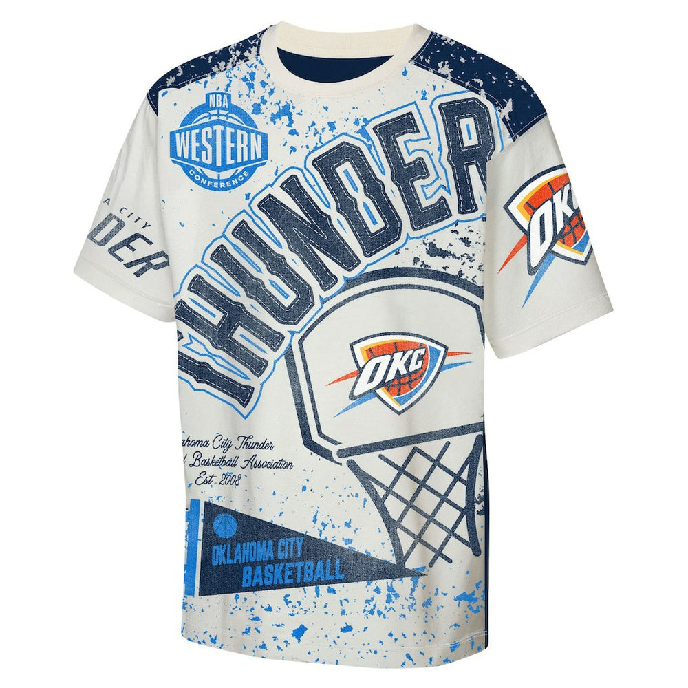 NBA Oklahoma City Thunder Outerstuff Youth Top Player All-Over-Print T-Shirt