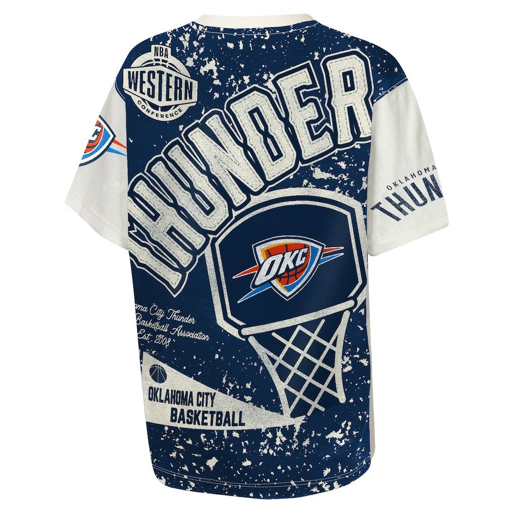 NBA Oklahoma City Thunder Outerstuff Youth Top Player All-Over-Print T-Shirt