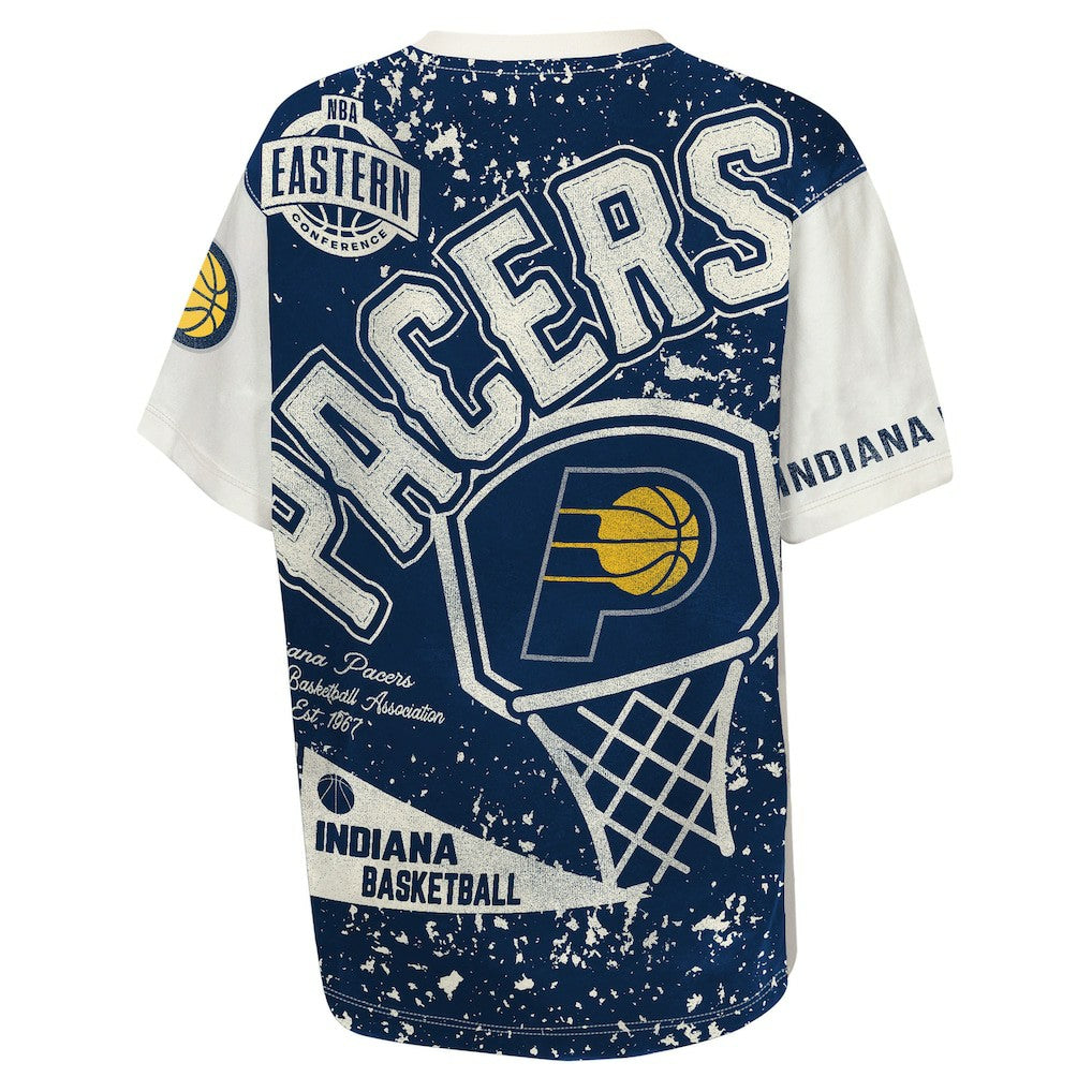 NBA Indiana Pacers Outerstuff Youth Top Player All-Over-Print T-Shirt
