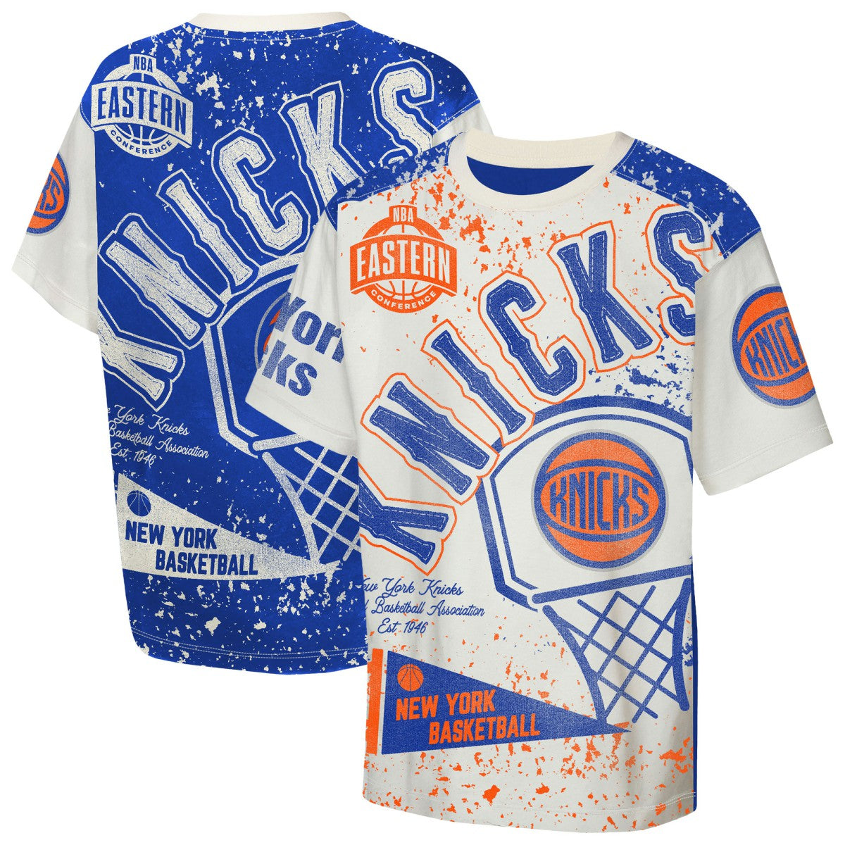 NBA New York Knicks Outerstuff Youth Top Player All-Over-Print T-Shirt