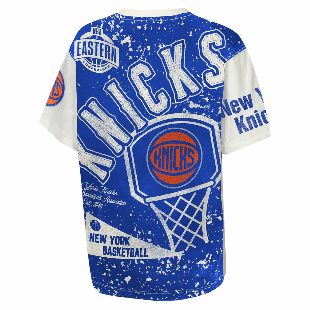 NBA New York Knicks Outerstuff Youth Top Player All-Over-Print T-Shirt