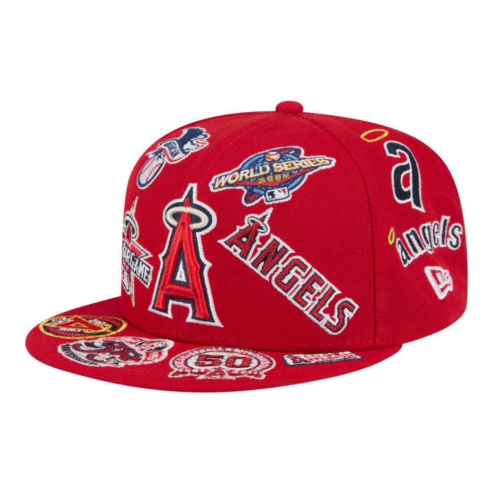 MLB Los Angeles Angels New Era All Over 59FIFTY Fitted Hat