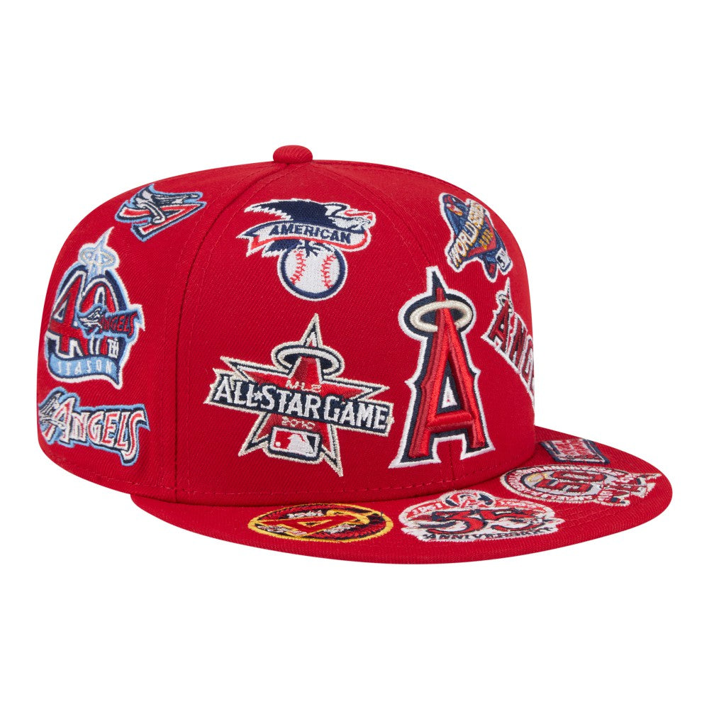 MLB Los Angeles Angels New Era All Over 59FIFTY Fitted Hat