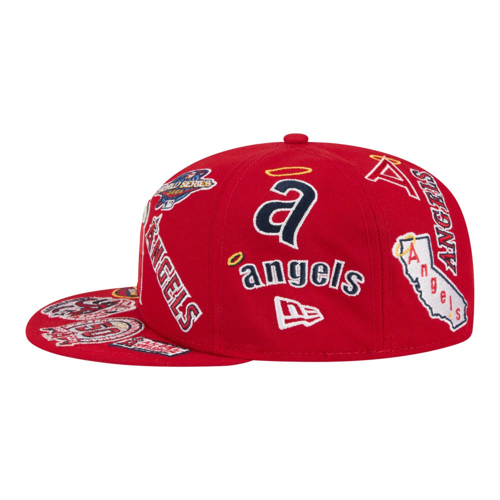 MLB Los Angeles Angels New Era All Over 59FIFTY Fitted Hat