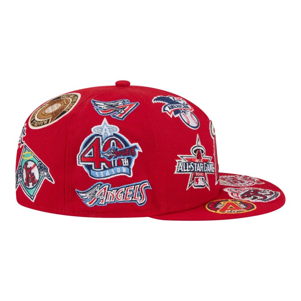 MLB Los Angeles Angels New Era All Over 59FIFTY Fitted Hat