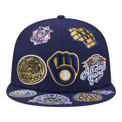 MLB Milwaukee Brewers New Era All Over 59FIFTY Fitted Hat