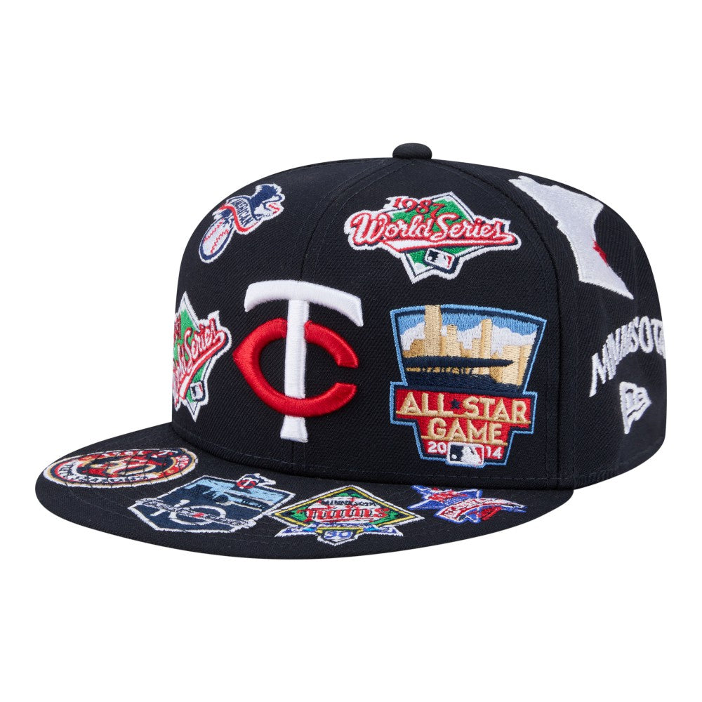 MLB Minnesota Twins New Era All Over 59FIFTY Fitted Hat
