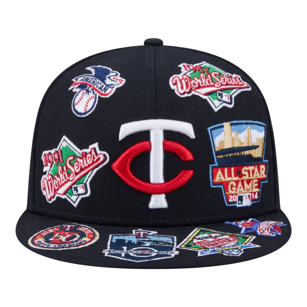 MLB Minnesota Twins New Era All Over 59FIFTY Fitted Hat