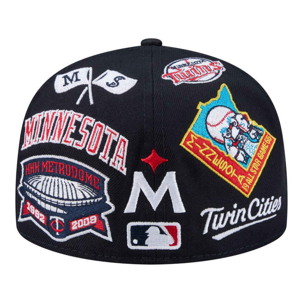 MLB Minnesota Twins New Era All Over 59FIFTY Fitted Hat