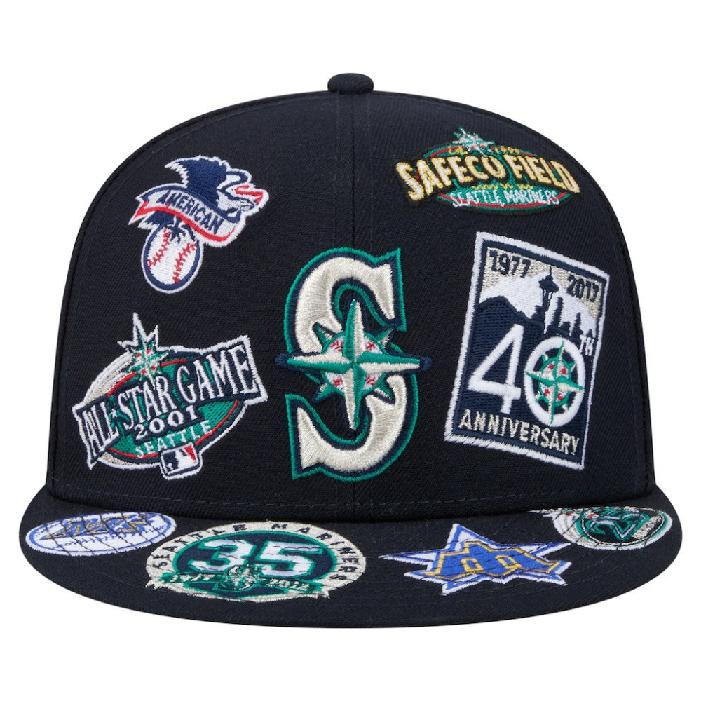 MLB Seattle Mariners New Era All Over 59FIFTY Fitted Hat