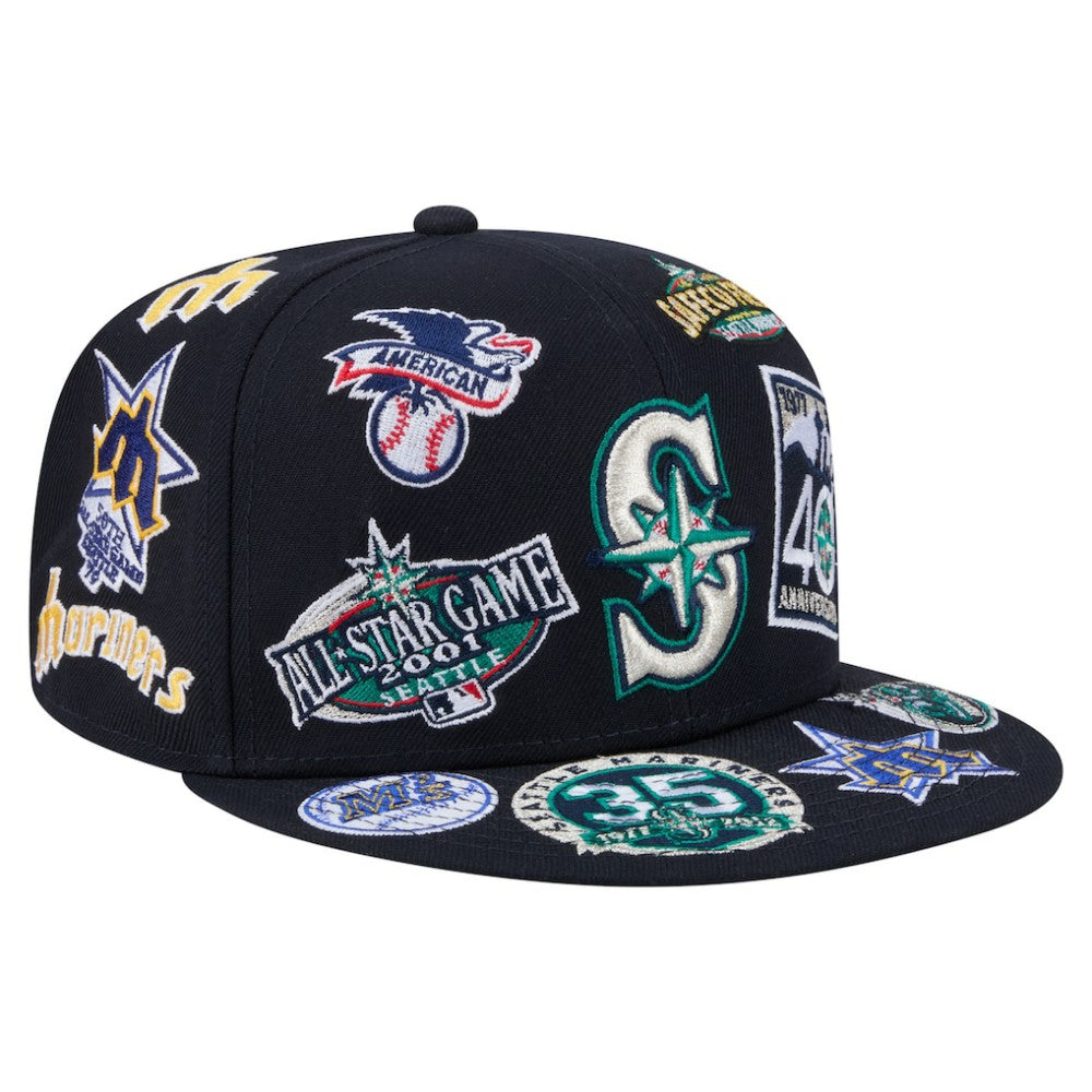 MLB Seattle Mariners New Era All Over 59FIFTY Fitted Hat