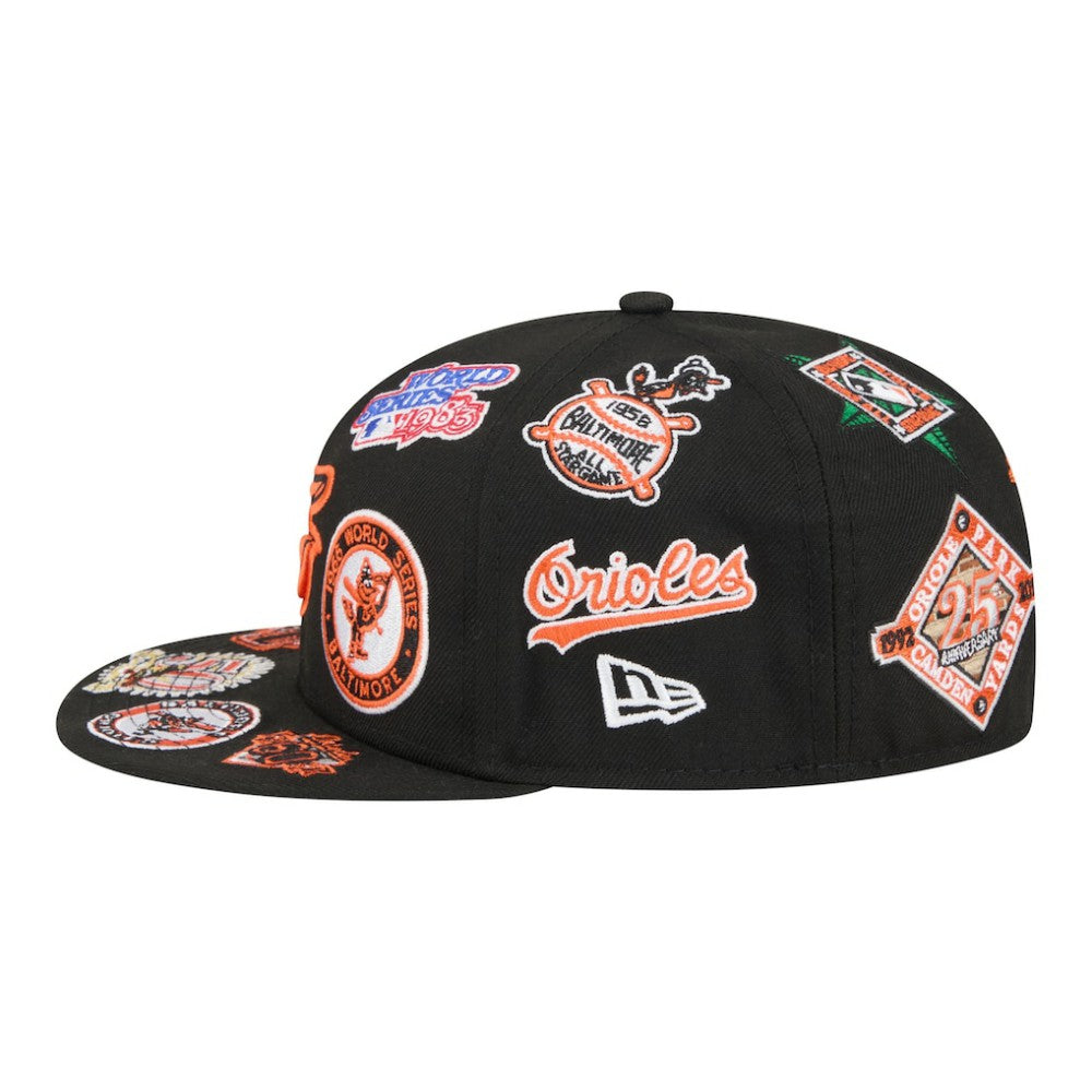 MLB Baltimore Orioles New Era All Over 59FIFTY Fitted Hat
