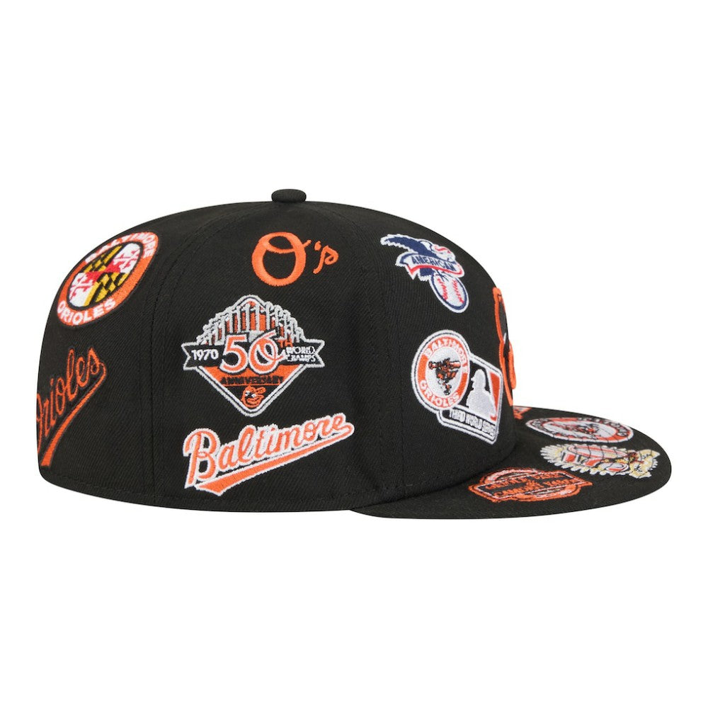 MLB Baltimore Orioles New Era All Over 59FIFTY Fitted Hat