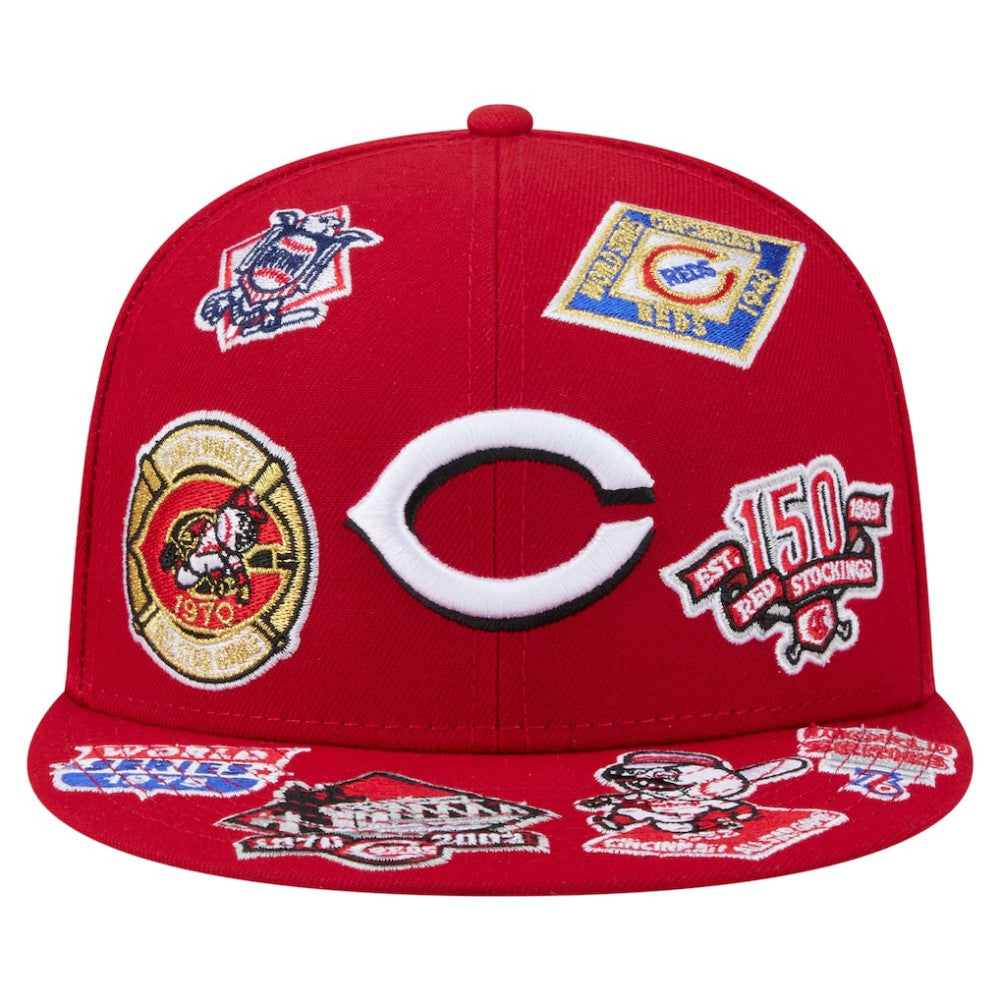 MLB Cincinnati Reds New Era All Over 59FIFTY Fitted Hat