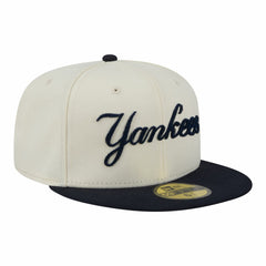 MLB New York Yankees New Era Two-Tone Stitch 59FIFTY Fitted Hat