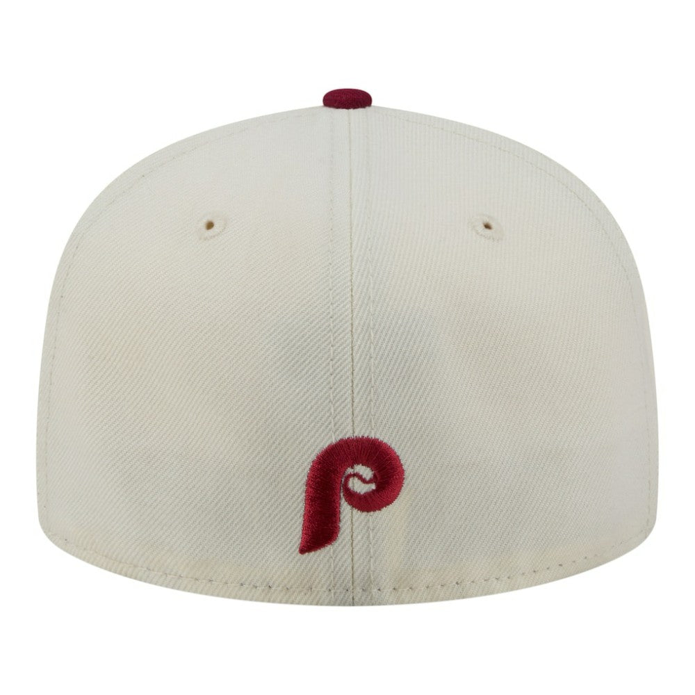 MLB Philadelphia Phillies New Era Two-Tone Stitch 59FIFTY Fitted Hat