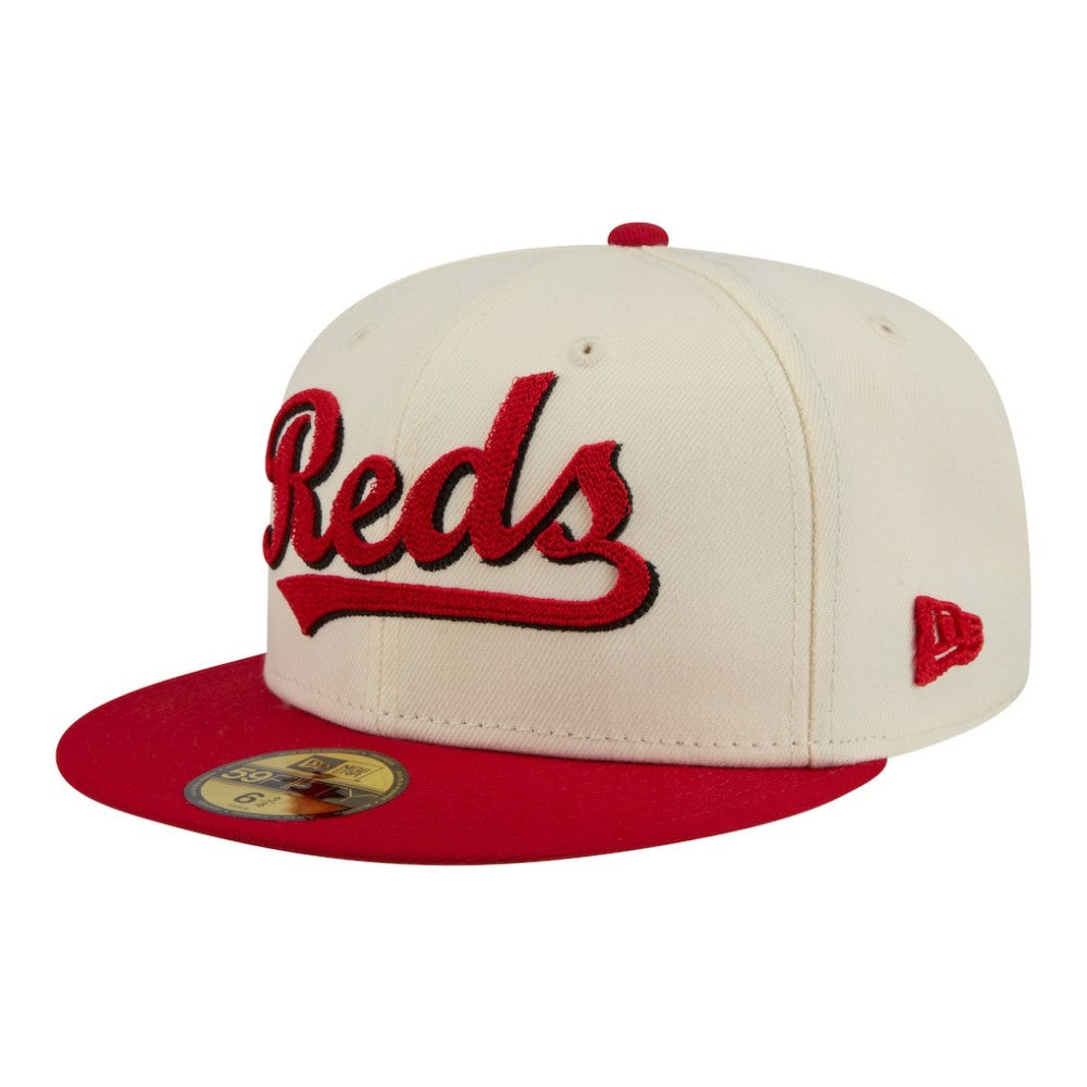 MLB Cincinnati Reds New Era Two-Tone Stitch 59FIFTY Fitted Hat