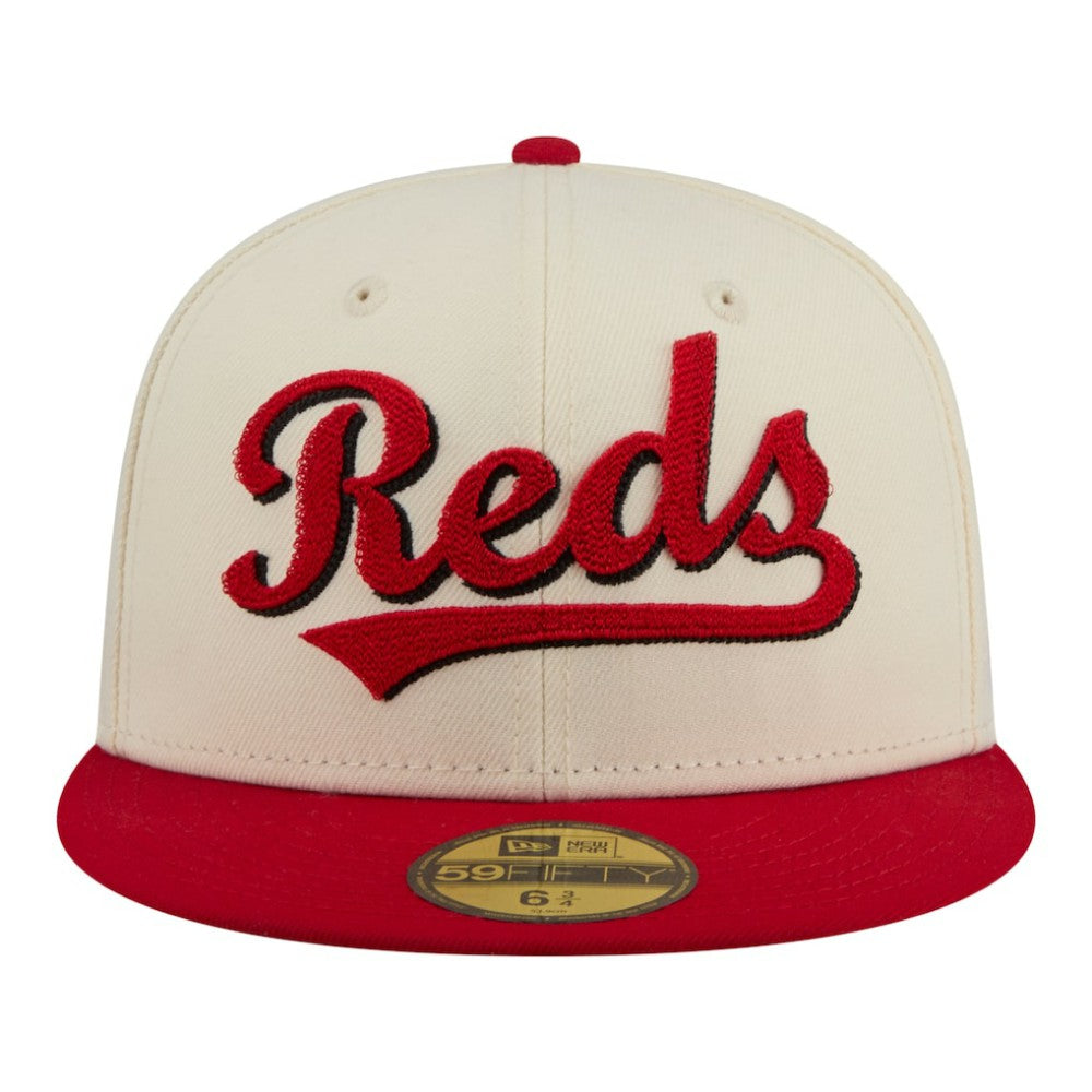 MLB Cincinnati Reds New Era Two-Tone Stitch 59FIFTY Fitted Hat