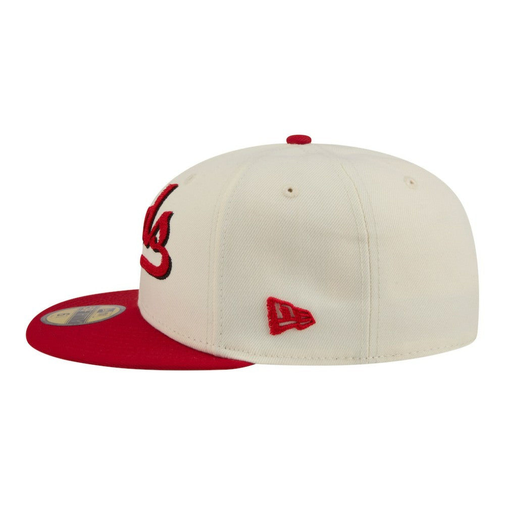MLB Cincinnati Reds New Era Two-Tone Stitch 59FIFTY Fitted Hat