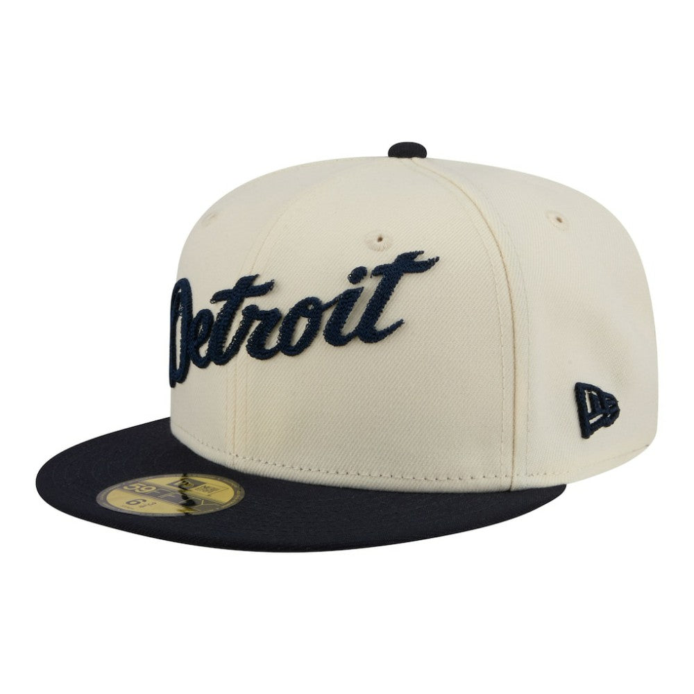 MLB Detroit Tigers New Era Two-Tone Stitch 59FIFTY Fitted Hat
