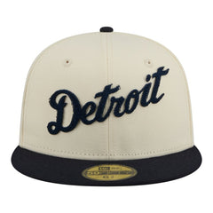 MLB Detroit Tigers New Era Two-Tone Stitch 59FIFTY Fitted Hat