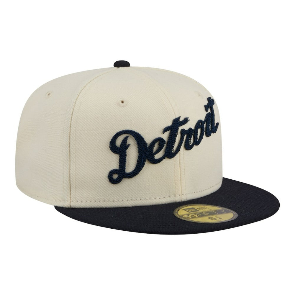 MLB Detroit Tigers New Era Two-Tone Stitch 59FIFTY Fitted Hat