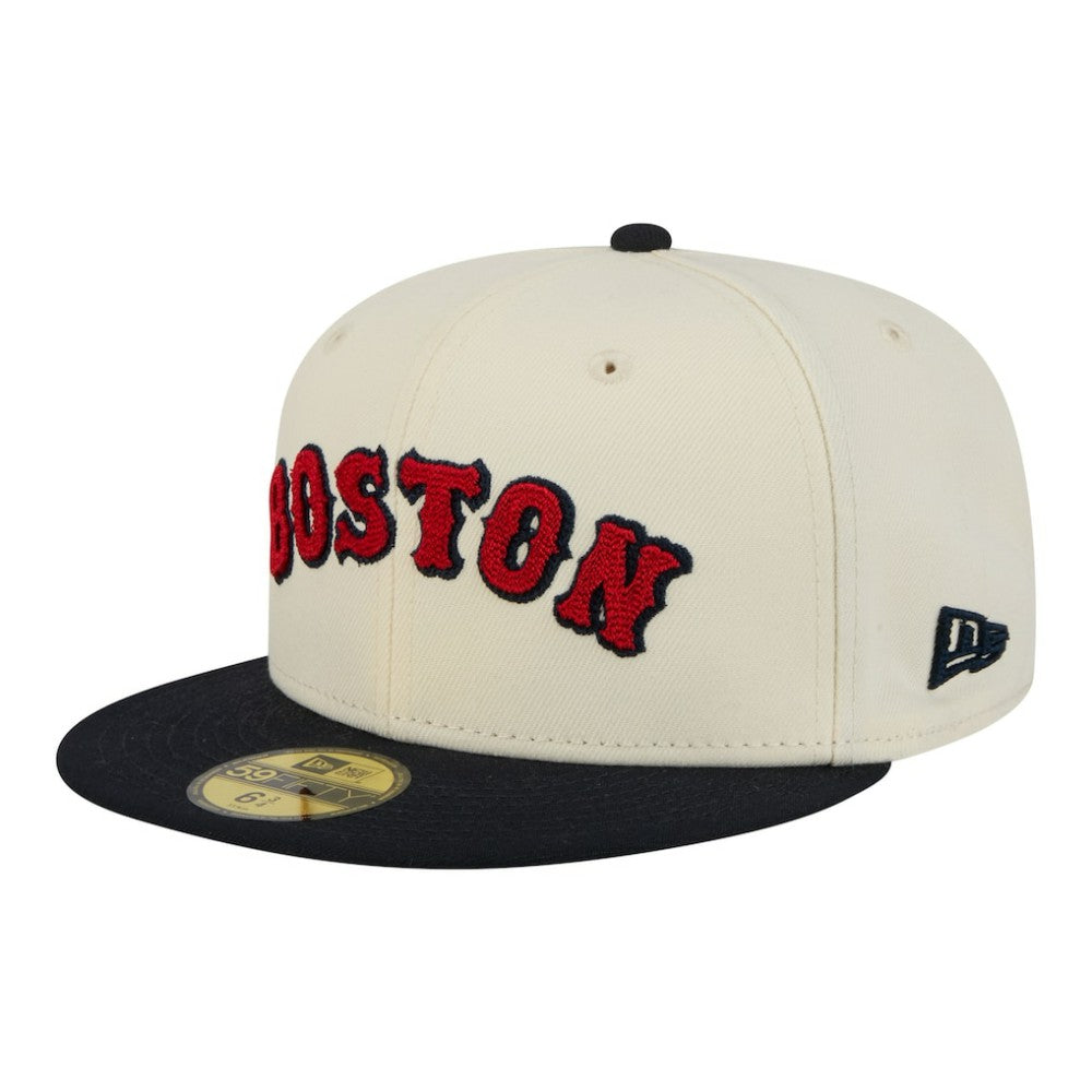 MLB Boston Red Sox New Era Two-Tone Stitch 59FIFTY Fitted Hat