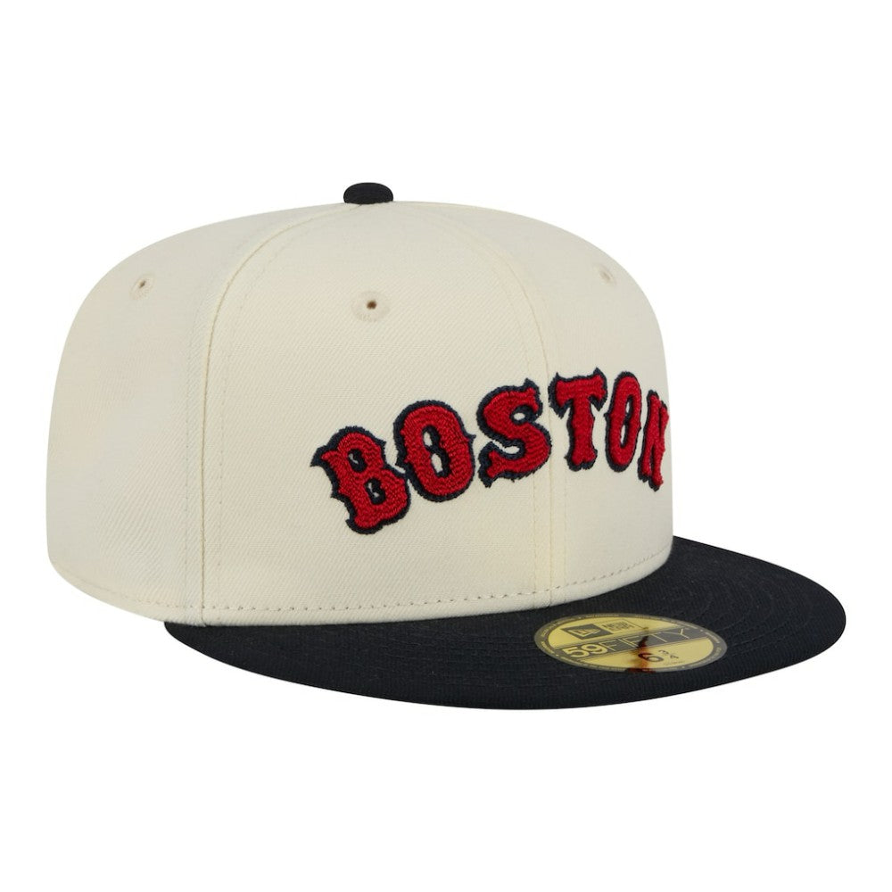 MLB Boston Red Sox New Era Two-Tone Stitch 59FIFTY Fitted Hat