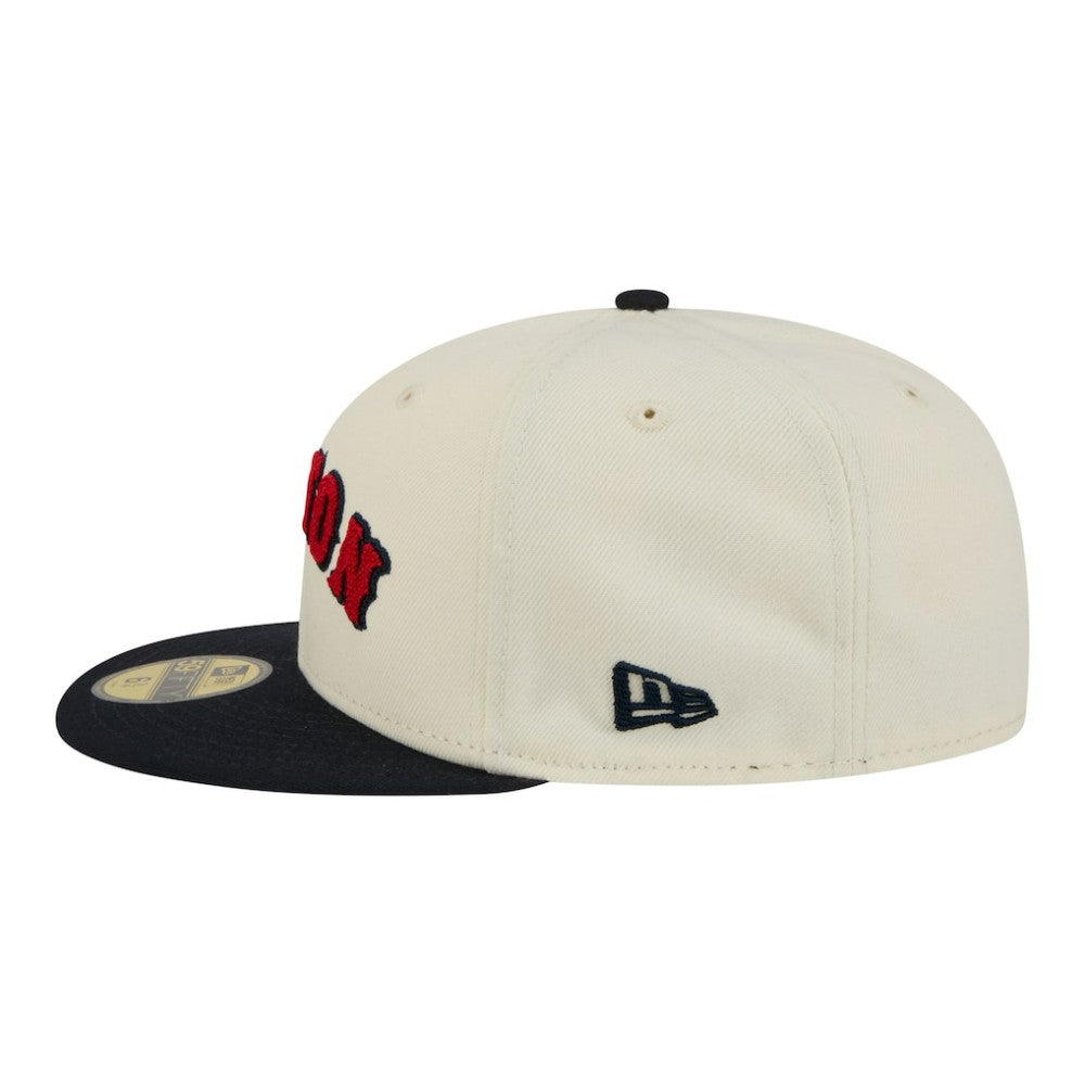 MLB Boston Red Sox New Era Two-Tone Stitch 59FIFTY Fitted Hat