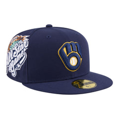 MLB Milwaukee Brewers New Era Hidden Hit 59FIFTY Fitted Hat