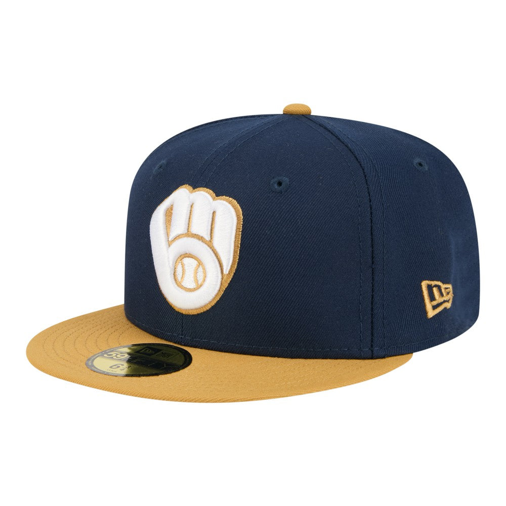 MLB Milwaukee Brewers New Era Two-Tone Color Pack 59FIFTY Fitted Hat