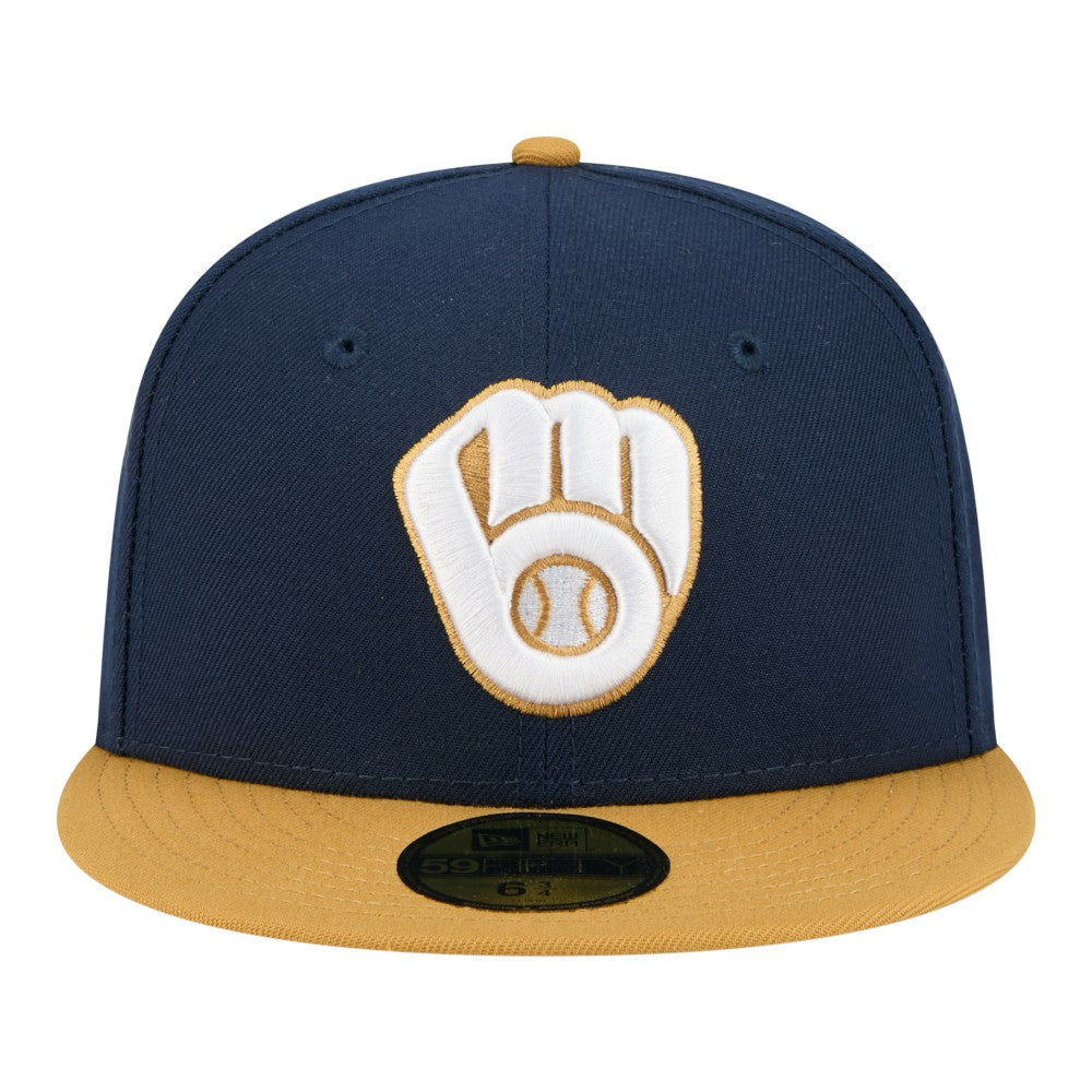 MLB Milwaukee Brewers New Era Two-Tone Color Pack 59FIFTY Fitted Hat