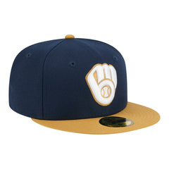 MLB Milwaukee Brewers New Era Two-Tone Color Pack 59FIFTY Fitted Hat